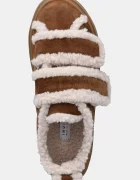 Inuikii Велурени маратонки Shearling Low Velcro в кафяво 1001.001.0231.150