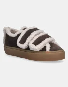 Inuikii Велурени маратонки Shearling Low Velcro в кафяво 1001.001.0231.152