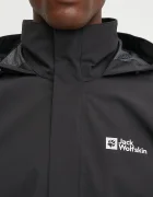 Jack Wolfskin непромокаемо яке Trailtime 2L черно A63903