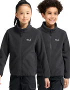 Jack Wolfskin поларен суичър за деца TAUNUS 200 черен A66237