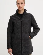 Jack Wolfskin суичър с цип дамски HIGH CURL черен A65074