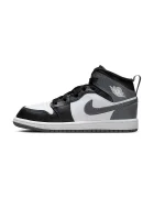 Jordan 1 Mid маратонки за деца от кожа черни DQ8424