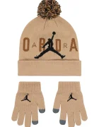 Jordan комплект за деца бежов 9A0869