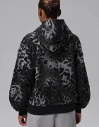 Jordan суичър с качулка дамски с памук Brooklyn Fleece черен IX6900.010