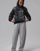 Jordan суичър с качулка дамски с памук Brooklyn Fleece черен IX6900.010