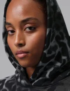 Jordan суичър с качулка дамски с памук Brooklyn Fleece черен IX6900.010