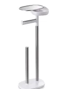 Joseph Joseph Стойка за тоалетна хартия с рафт EasyStore 68 cm в бяло