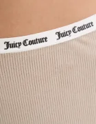 Juicy Couture Долнище на пижама VICKY RIB FLARE PANT дамско в бежово JCLAS125504