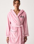 Juicy Couture халат дамски LOTTLE CREST PLUSH розов JCYRB226857