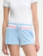 Juicy Couture Къс панталон VELOUR STRIPE BOOTY SHORT