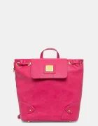 Juicy Couture Раница POPPY в розово голям размер с изчистен дизайн BEJYF8790WVP