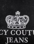 Juicy Couture тениска дамска от памук HERITAGE HILTON черна JCDBJ126961