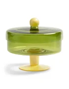 &k amsterdam Стойка за торта с капак duo green 165 L