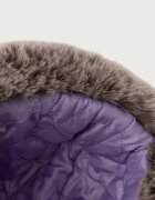Kangol шапка тип ушанка дамска MULTI FAUX FUR TRAPPER бежова K4262ST.MT302