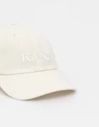 Karl Kani Памучна шапка с козирка в бежово с апликация 70300031