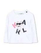 Karl Lagerfeld Детска блуза с дълги ръкави