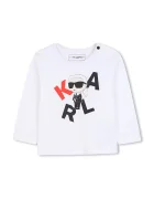 Karl Lagerfeld Детска блуза с дълги ръкави