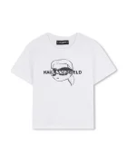 Karl Lagerfeld Детска памучна тениска
