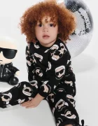 Karl Lagerfeld Детски памучен суичър