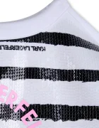 Karl Lagerfeld Детски суичър в бяло с десен Z31137