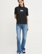 Karl Lagerfeld Jeans Памучна тениска в черно A1W17006
