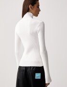 Karl Lagerfeld Jeans поло дамско с вискоза бяло B4W18001