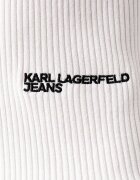 Karl Lagerfeld Jeans поло дамско с вискоза бяло B4W18001