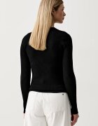 Karl Lagerfeld Jeans пуловер дамски с вискоза черен B3W18009
