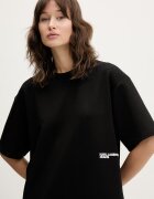 Karl Lagerfeld Jeans Рокля в черно къса с уголемена кройка B2W13068