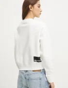 Karl Lagerfeld Jeans суичър дамски с памук бял A1W20005