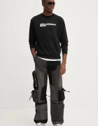 Karl Lagerfeld Jeans суичър мъжки с памук черен A1M20001