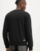 Karl Lagerfeld Jeans суичър мъжки с памук черен A1M20001