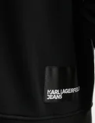 Karl Lagerfeld Jeans суичър мъжки с памук черен A1M20001