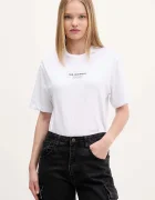 Karl Lagerfeld Jeans тениска дамска от памук бяла A4W17003