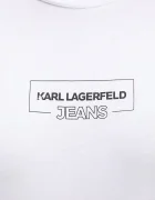 Karl Lagerfeld Jeans тениска дамска от памук бяла A4W17003