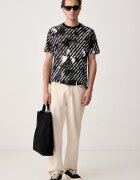 Karl Lagerfeld Jeans тениска мъжка от памук черна B4M17032