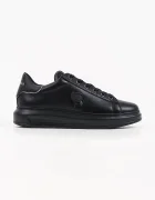 Karl Lagerfeld Kapri Nft маратонки мъжки от кожа черни KL52570N