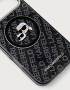 Karl Lagerfeld кейс за телефон iPhone 17 Pro Max черен KLHMP17XHMKBKCHOK