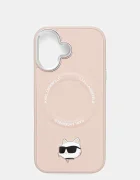 Karl Lagerfeld Кейс за телефон iPhone 17 в розово KLHMP17SPSMLRCHP