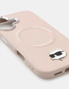 Karl Lagerfeld Кейс за телефон iPhone 17 в розово KLHMP17SPSMLRCHP