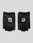 Karl Lagerfeld Кожени ръкавици без пръсти