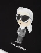 Karl Lagerfeld Памучна чанта IKON в черно A2W50027