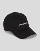 Karl Lagerfeld Памучна шапка с козирка K/ESSENTIAL