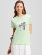 Karl Lagerfeld Памучна тениска IKON RS