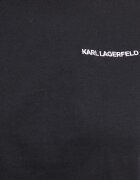 Karl Lagerfeld Памучна тениска в черно 245W1714