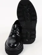 Karl Lagerfeld половинки обувки дамски от кожа Kyla черни KL43426