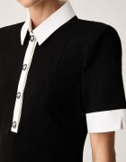 Karl Lagerfeld рокля с вискоза черна B4W13018