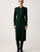 Karl Lagerfeld рокля с вискоза зелена B4W13054