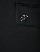 Karl Lagerfeld сако с едноредно закопчаване дамско с ацетат черно B4W14012