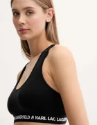 Karl Lagerfeld Сутиен LOGO BRALETTE в черно с изчистен дизайн A1W47007